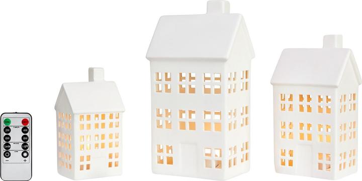 Actual product image Markslöjd ETON Keramik-Häuser 3er Set