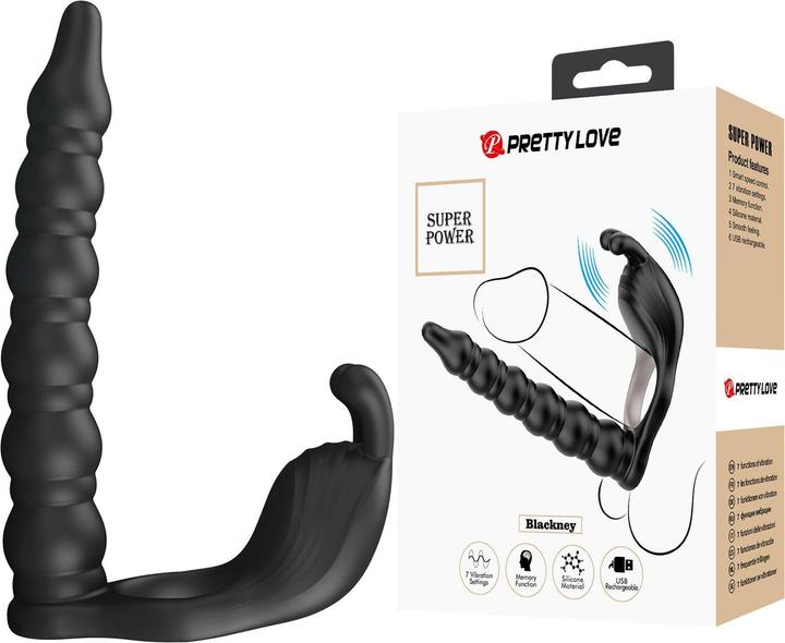 Produktbild Pretty Love Blackney Penisringe Mit Vibrator-Plug