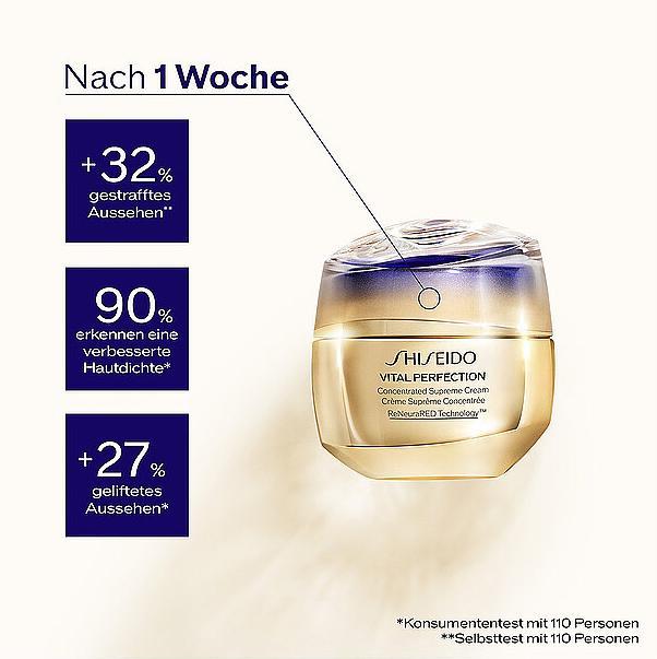 Immagine prodotto Shiseido Ricarica di Crema Suprema Concentrata VITAL PERFECTION (50 ml, Crema da giorno)