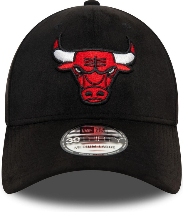 Actual product image New Era 39Thirty Stretch Cap - FAUX SUEDE Chicago Bulls (M/L)