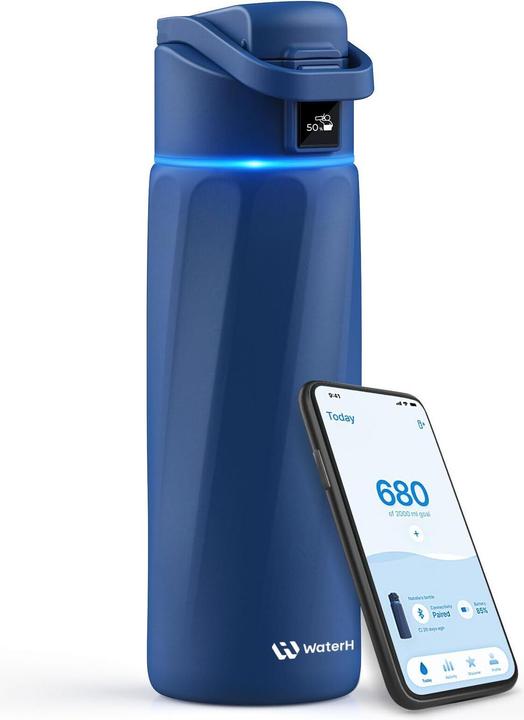 Productafbeelding WaterH BOOST Chug Lid - Magnetite Blue (24oz./710ml) (0.71 l)