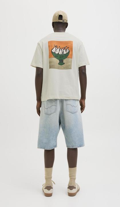 Produktbild Jack & Jones Rückenprint Rundhalsausschnitt T-shirt T-shirt (XS)