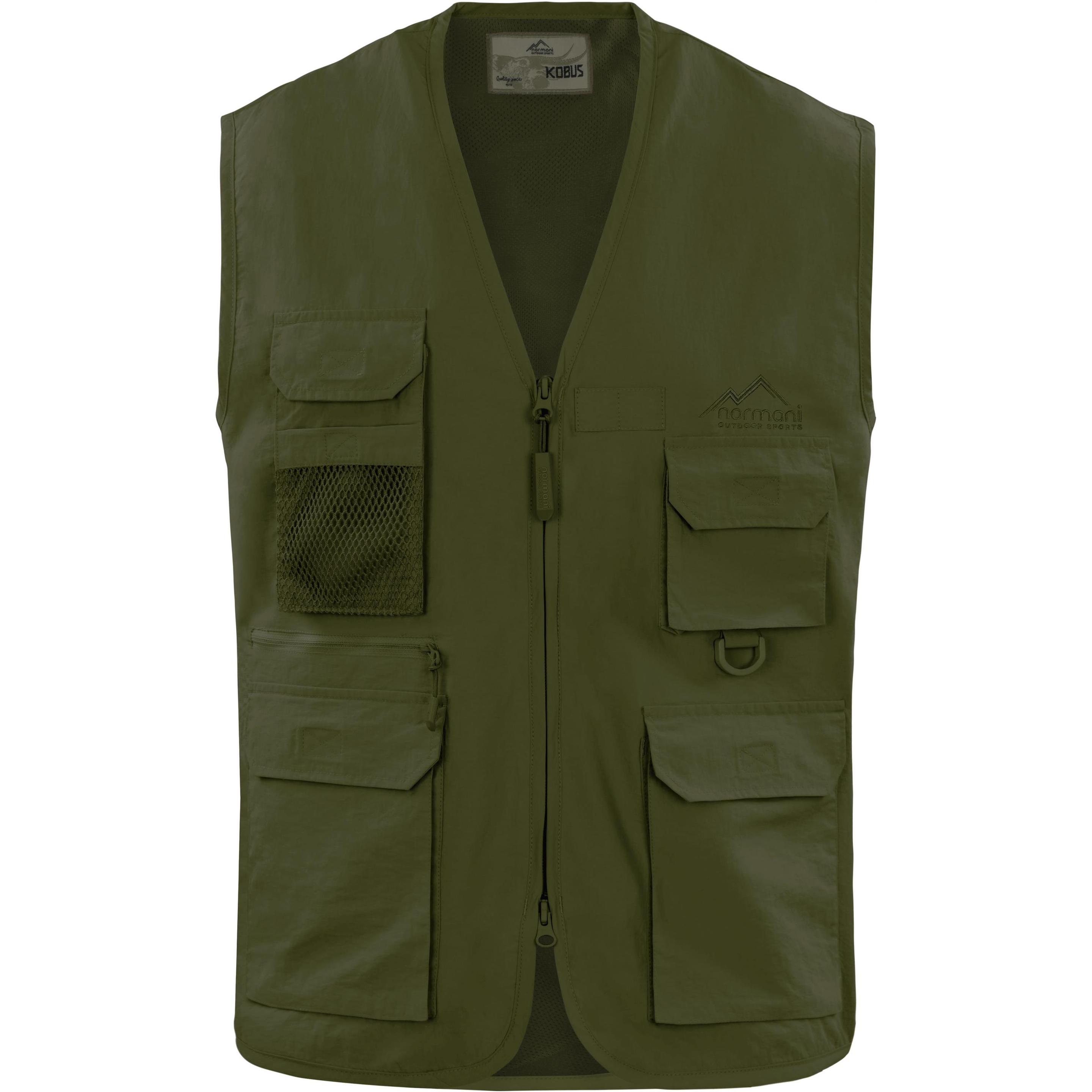 Normani, Unisex, Weste, Outdoor Weste Kobus, Grün, (XL)