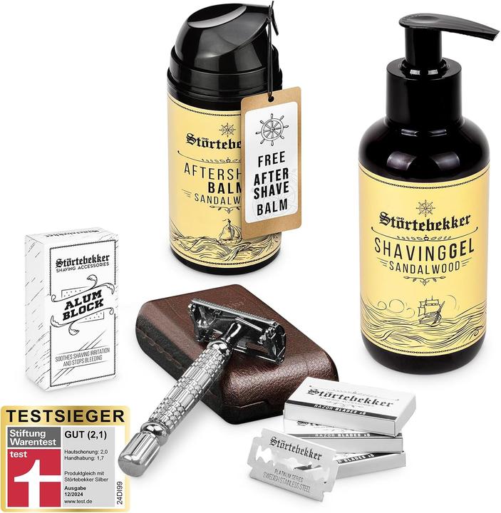 Produktbild Störtebekker Premium Rasier-Set Rise 'N Shine mit Rasierhobel