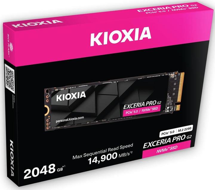Actual product image Kioxia Exceria Pro 2tb (2000 GB, M.2 2280)