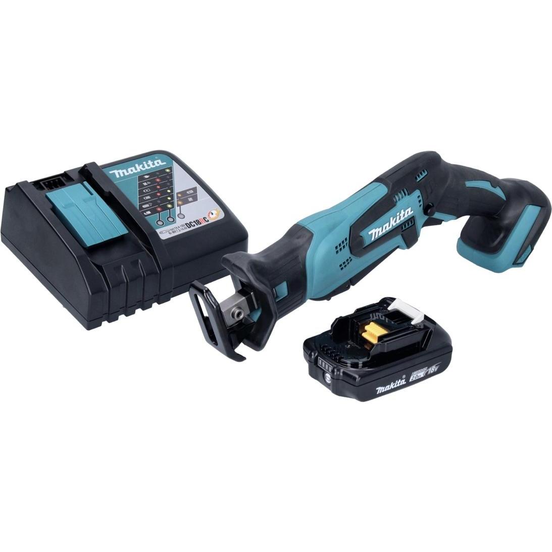 Thumbnail - Makita, Säbelsäge, DJR 185 RA1 Akku Recipro Säbelsäge 18 V + 1x Akku 2,0 Ah + Ladegerät