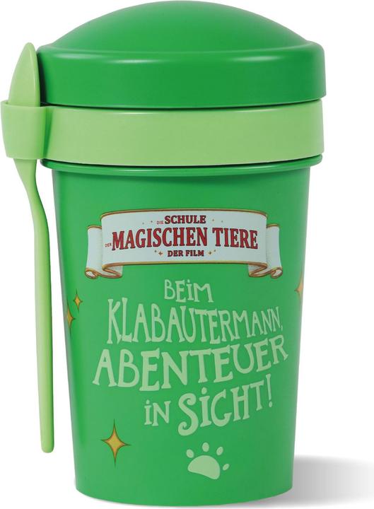 Produktbild Awave Die Schule der Magischen Tiere Müslibecher To Go 540 ml rPET | Grün, Henrietta