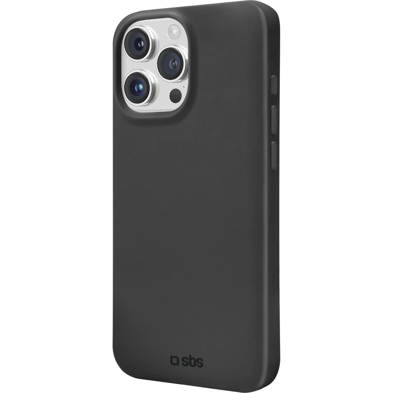 SBS Instinct Cover für iPhone 16 Pro Max black (Apple iPhone 16 Pro Max), Smartphone Hülle, Schwarz