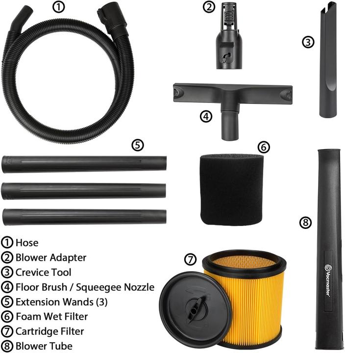 Produktbild Vacmaster Aspirapolvere Bagnato Asciutto (Nass-Trockensauger)