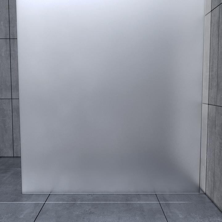 Actual product image SONNI Duschkabine eintürig, rahmenlos, begehbar, NANO behandeltes Glas 80x195 cm (160 cm, 140 cm, 195 cm)