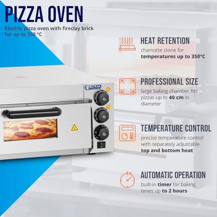 Produktbild Royal Catering RCPO-2000-1PE (Pizzaofen Gastro)
