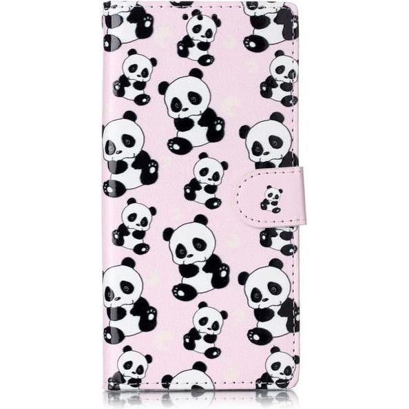MU Style Leder Bookcover Image Series (Samsung Galaxy Note 10), Smartphone Hülle, Mehrfarbig