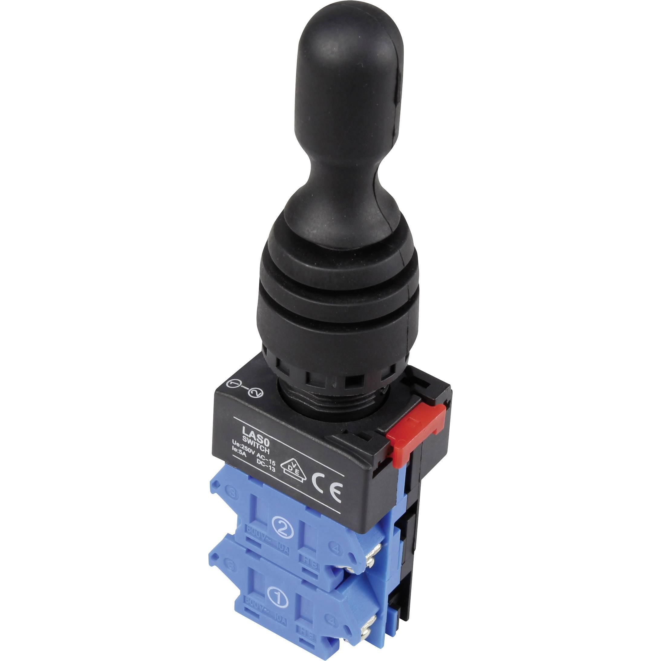 Tru Components Interruttore joystick LAS0K, Pulsante + Interruttore, Nero