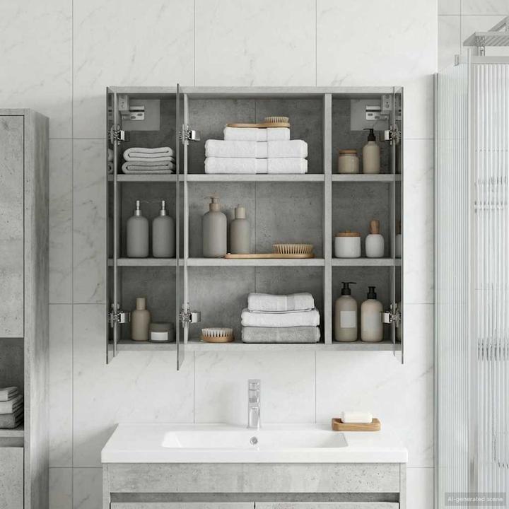 Actual product image vidaXL Badezimmerschrank (16 x 16 x 62.50 cm)