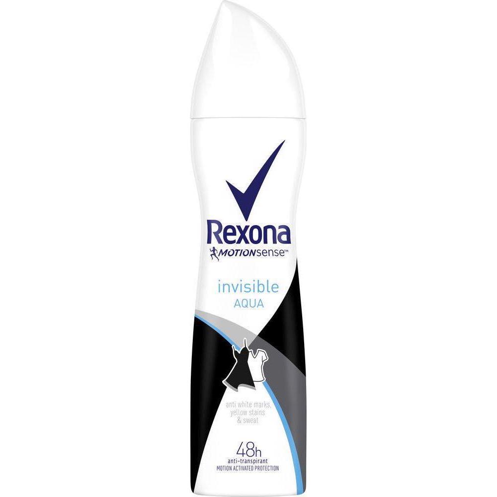 Rexona, Deodorante, acqua invisibile (Getto vaporizzato, 150 ml)