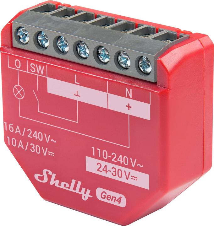 Actual product image Shelly 1PM Gen4 (Switch actuator)