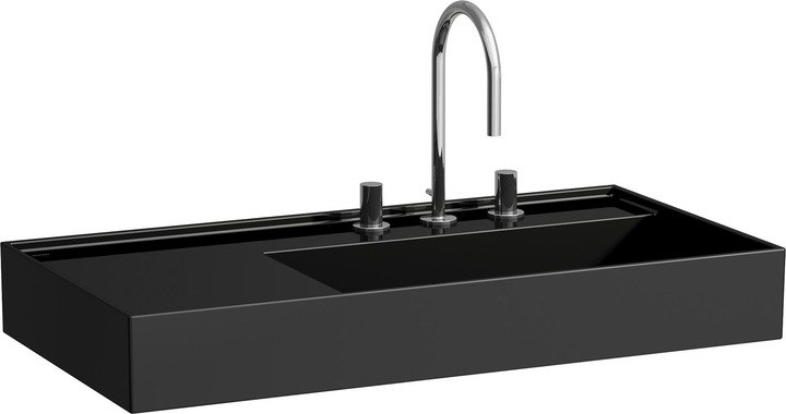 Immagine prodotto Laufen Lavabo da appoggio Kartell, mensola a sinistra, 1 foro per rubinetto, senza sfioratore, 900x4 (460 mm, 900 mm)
