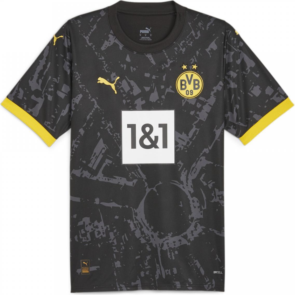 Puma, Herren, Fussballtrikot, BVB Away Jersey Replica (XXL), Schwarz, XXL