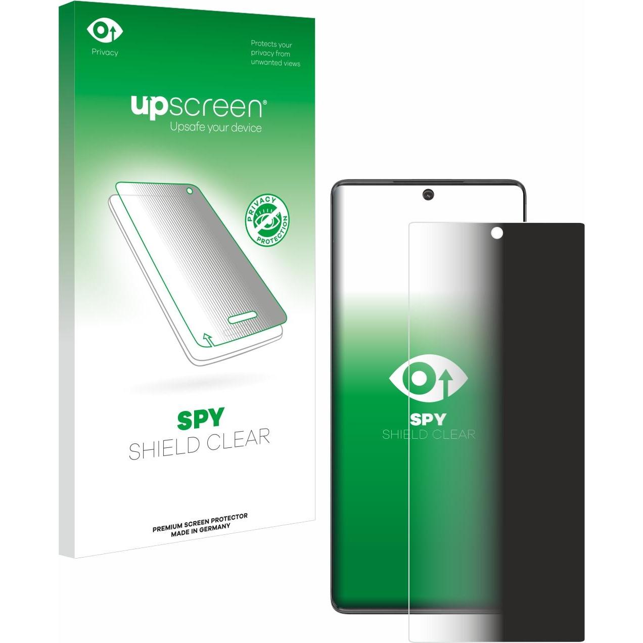 upscreen Spy Shield Blickschutzfolie (1 Stück, Motorola Moto G85), Smartphone Schutzfolie, Blau