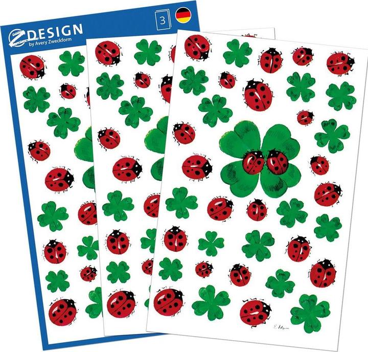 Produktbild Z-Design Aufkleber Klee/Käfer