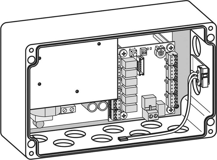 Produktbild Dormakaba Motorschlosssteuerung SVP-S 34 DCW zu SVP 2000 (Indoor)