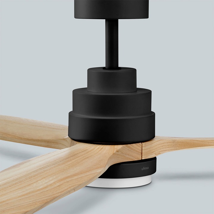 Produktbild Ufesa Nepal Ceiling Fan Inox/Oak 132cm LED (50.40 dB)