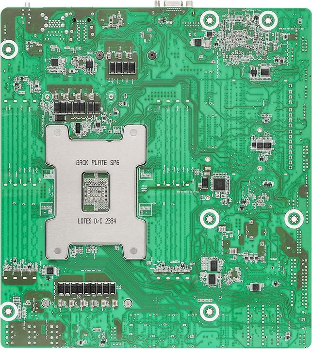 Actual product image AsRock Mainboard SIENAD8UD3 micro-ATX Socket SP6 Single (SP6, AMD SoC, mATX)