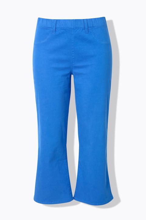 Produktbild Ulla Popken Jeansculotte Mary, weites Bein, Elastikbund (58)