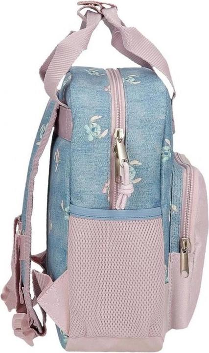 Actual product image Backpack front pocket with "You Are Magical" stitch.