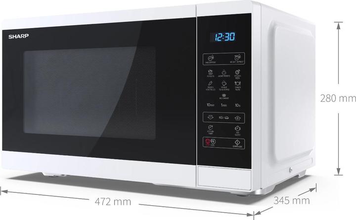 Produktbild Sharp YC-MS252AE-W Mikrowelle 25L weiá (25 l)