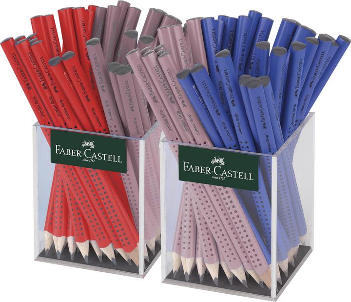 Produktbild Faber-Castell Faber Castell Bleist. Jumbo Grip 3 Farben 2x36 Köcher (B, 72 x)
