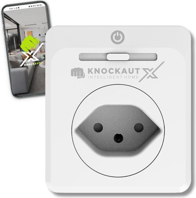 Actual product image KnockautX Switching measurement socket