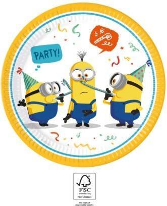 Actual product image Procos Minions Party Plate (8x)