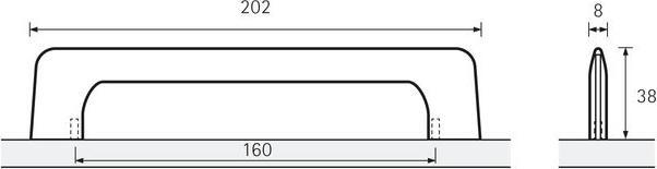 Actual product image Hettich Furniture handles