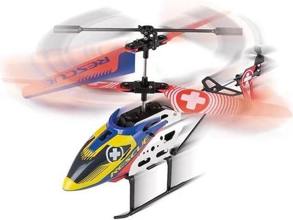 Actual product image Carrera 2.4 GHz RC Helicopter, Aluminum, Gyro, LED, USB-C Charging