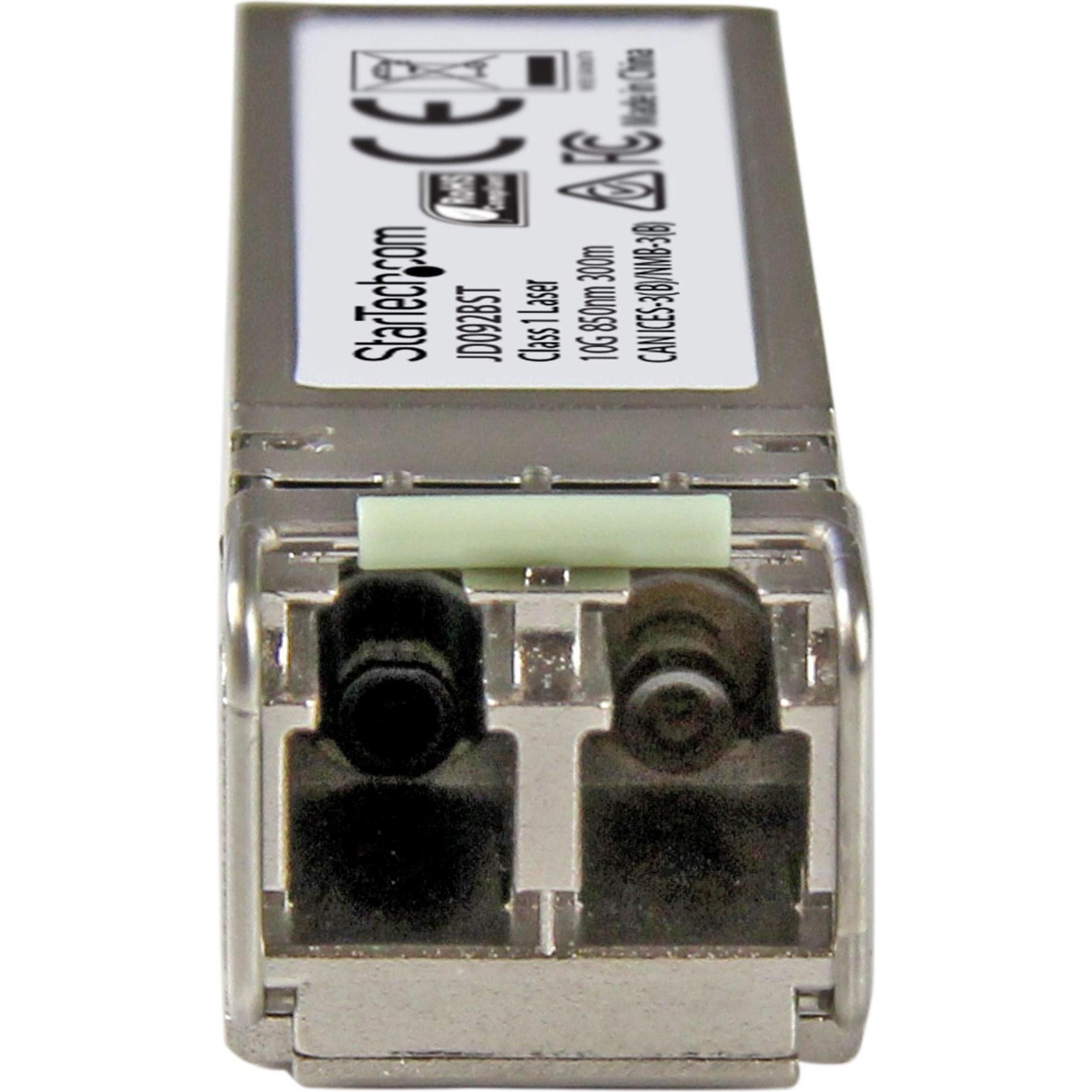 Thumbnail - StarTech 10 Gigabit LWL SFP+ Transceiver Modul - HP JD092B kompatibel - MM LC mit DDM - 300m - 10GBase-SR, Transceiver, ...