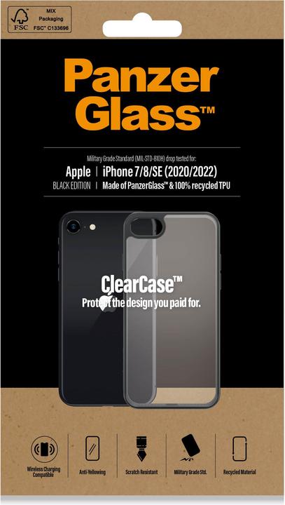 Actual product image PanzerGlass ClearCase (Apple iPhone SE (3rd Gen), Apple iPhone SE (2nd Gen), Apple iPhone 7)