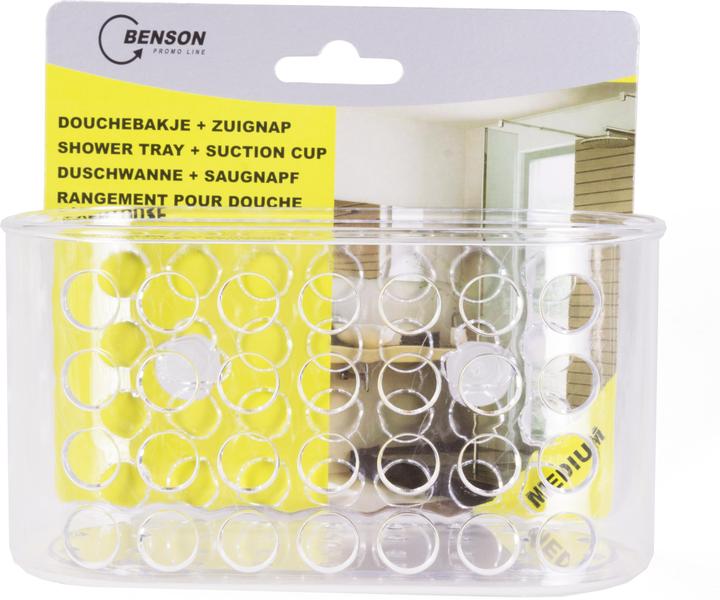 Actual product image Benson Home Shower tray + suction cup size M transparent