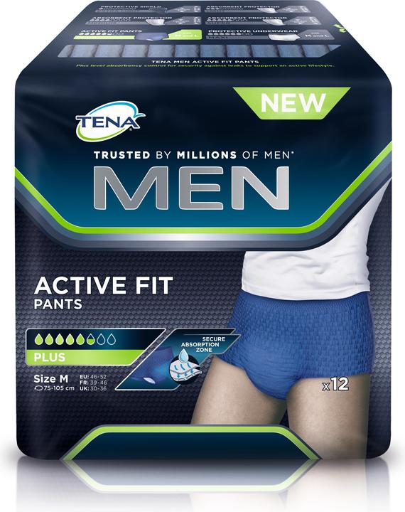 Image du produit Tena Men Active Fit Pants (12 x, Normal)