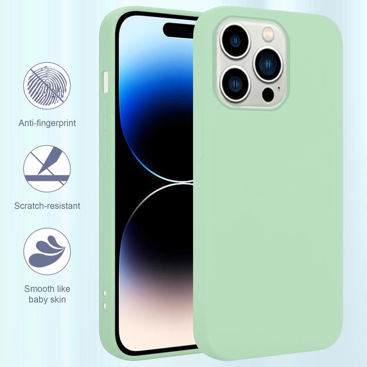 Produktbild Cadorabo Hülle für Apple iPhone 14 PRO im TPU Liquid Silicone Case Style (Apple iPhone 14 Pro)
