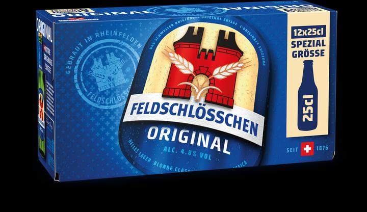 Actual product image Feldschlösschen Original (12 x 25 cl)