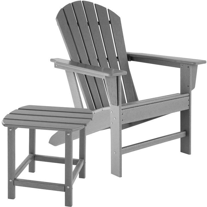 Actual product image tectake Garden chair with side table | Weatherproof garden furniture set