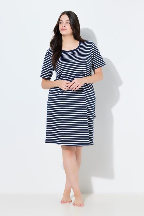 Produktbild Ulla Popken Bigshirt, Ringel, Rundhals, Halbarm (60)