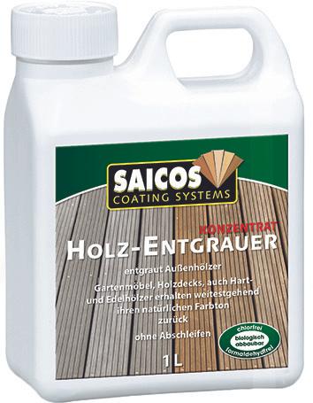 Saicos Holz-Entgrauer (Durchsichtig, 1 l)