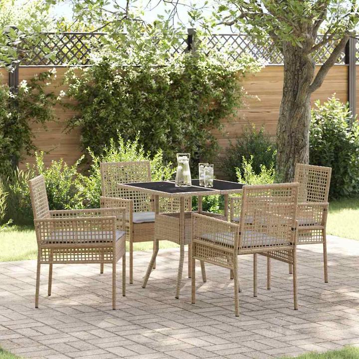 Produktbild vidaXL Garten Essgruppe (80 x 80 x 75 cm)