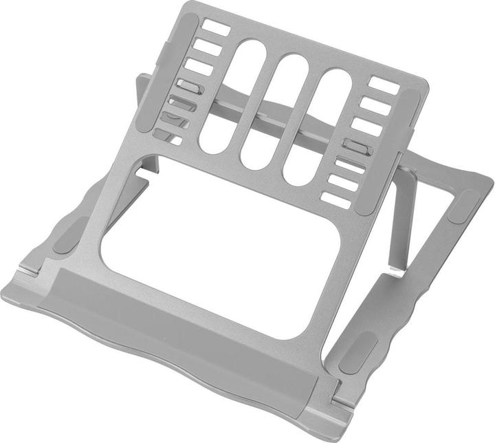 Produktbild 4smarts Torba+podstawka pod laptop/ tablet FoldStand ErgoFix 13" grey/silver 456583 (13", Universal)