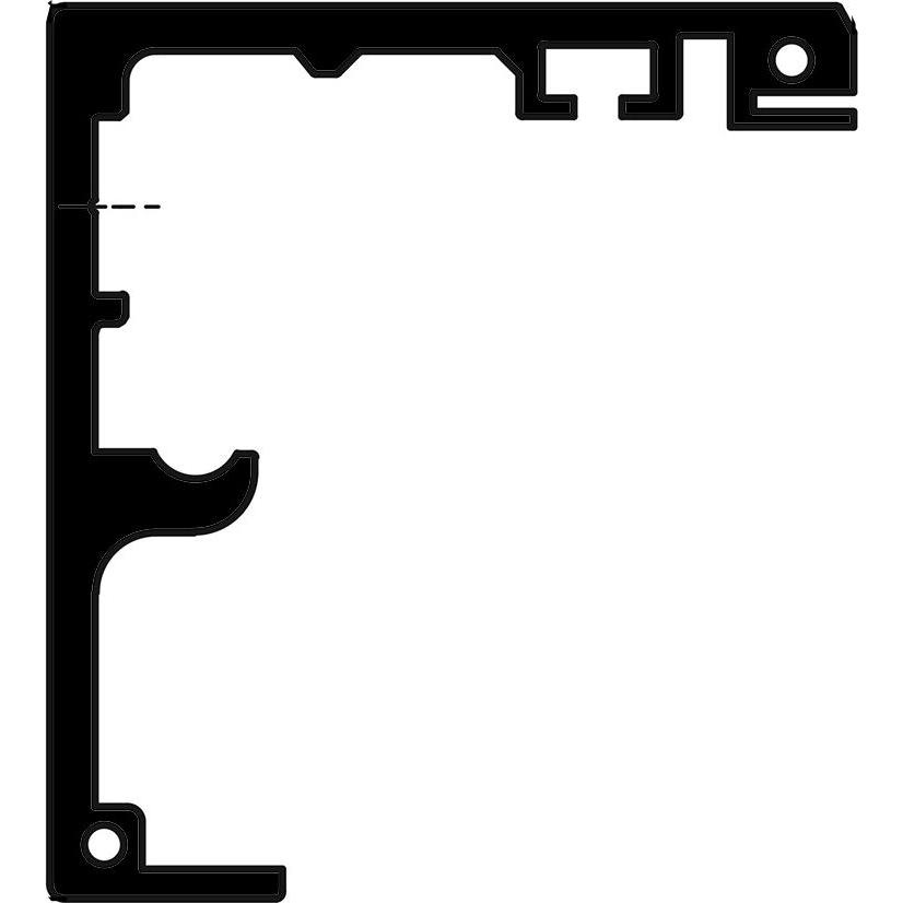 Vitris, Türbeschlag + Scharnier, Laufschiene Portavant M50/M80 Wandmontage