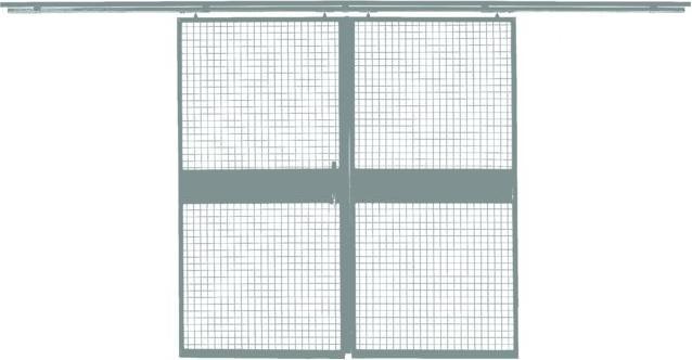 Produktbild Schiebetüre Gitter Breite 2000 mm