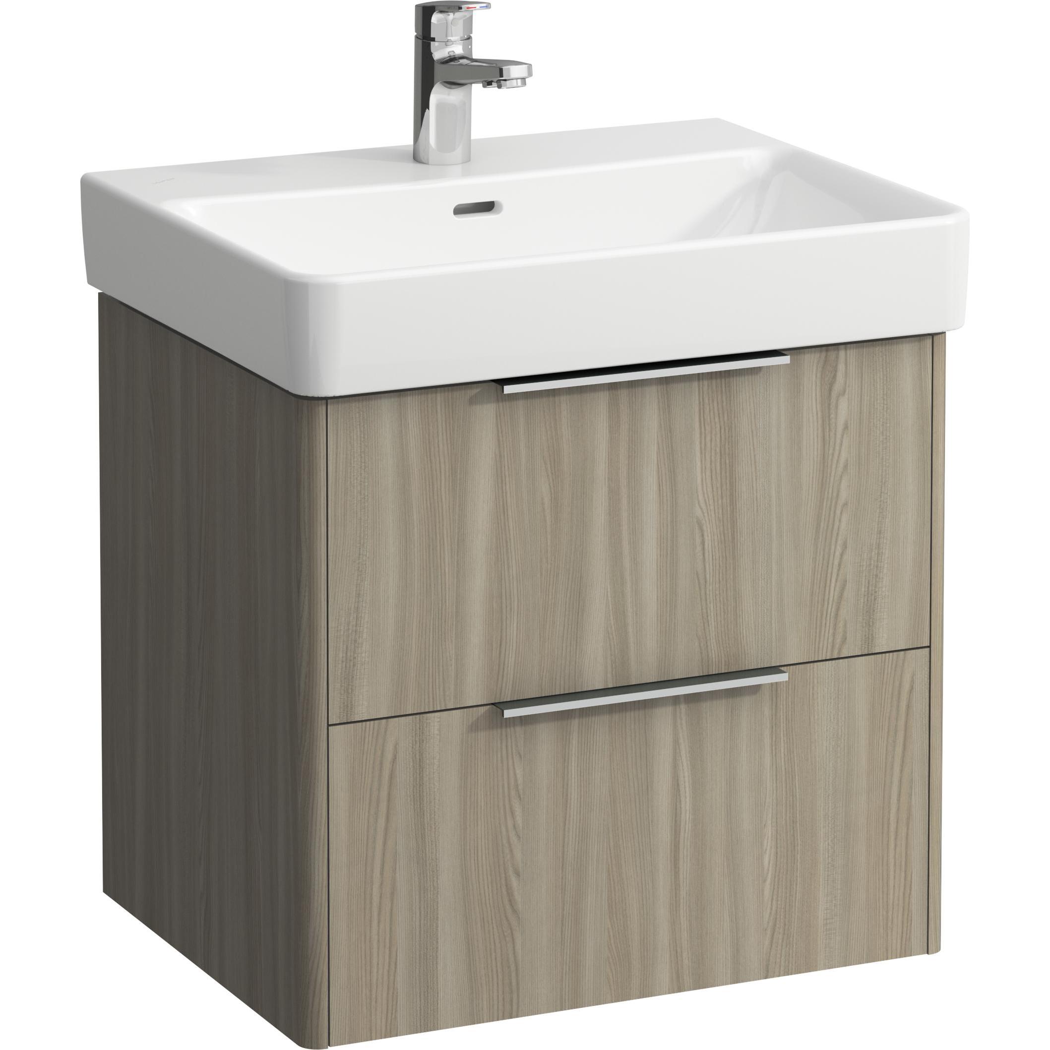 Laufen, Waschbeckenunterschrank, Base Waschtischunterschrank, 2 Schubladen, 570x440x530mm, für Waschtisch H810963, H4022...