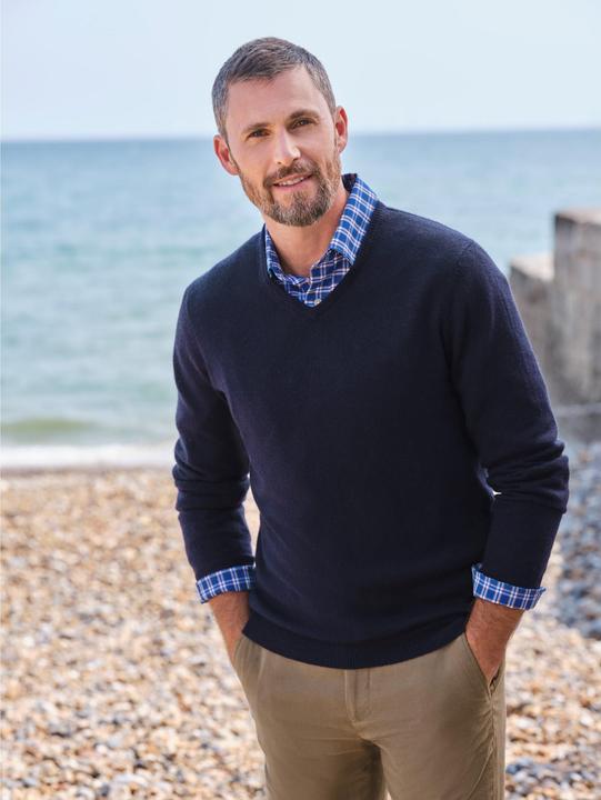 Produktbild Woolovers Pullover VAusschnitt Kaschmir (XXL)